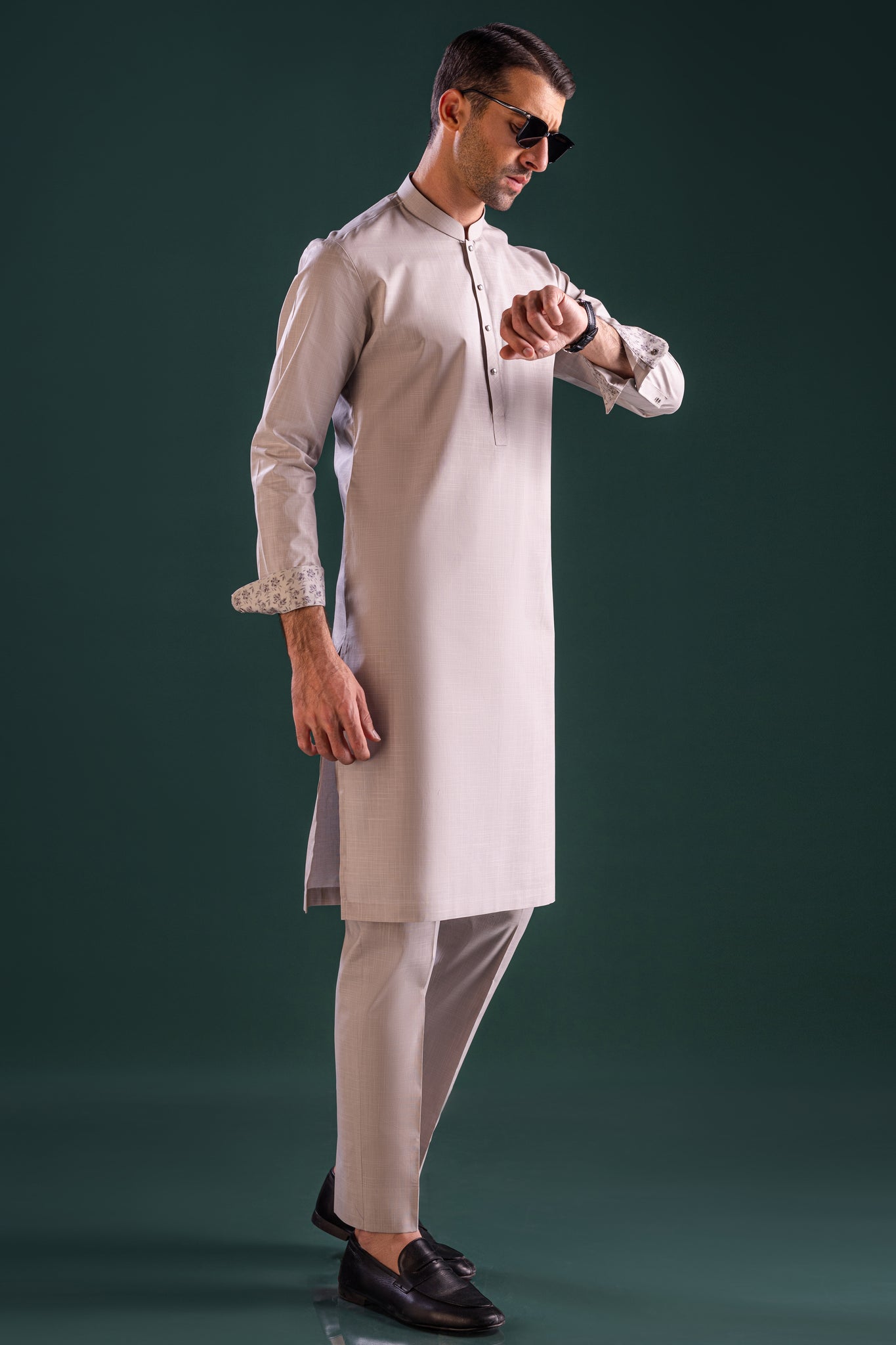 ROMANIA - Sand Cotton Kurta Trouser