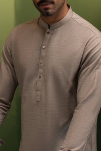 TEXAS  - Sand Blended Kurta Trouser + Waistcoat