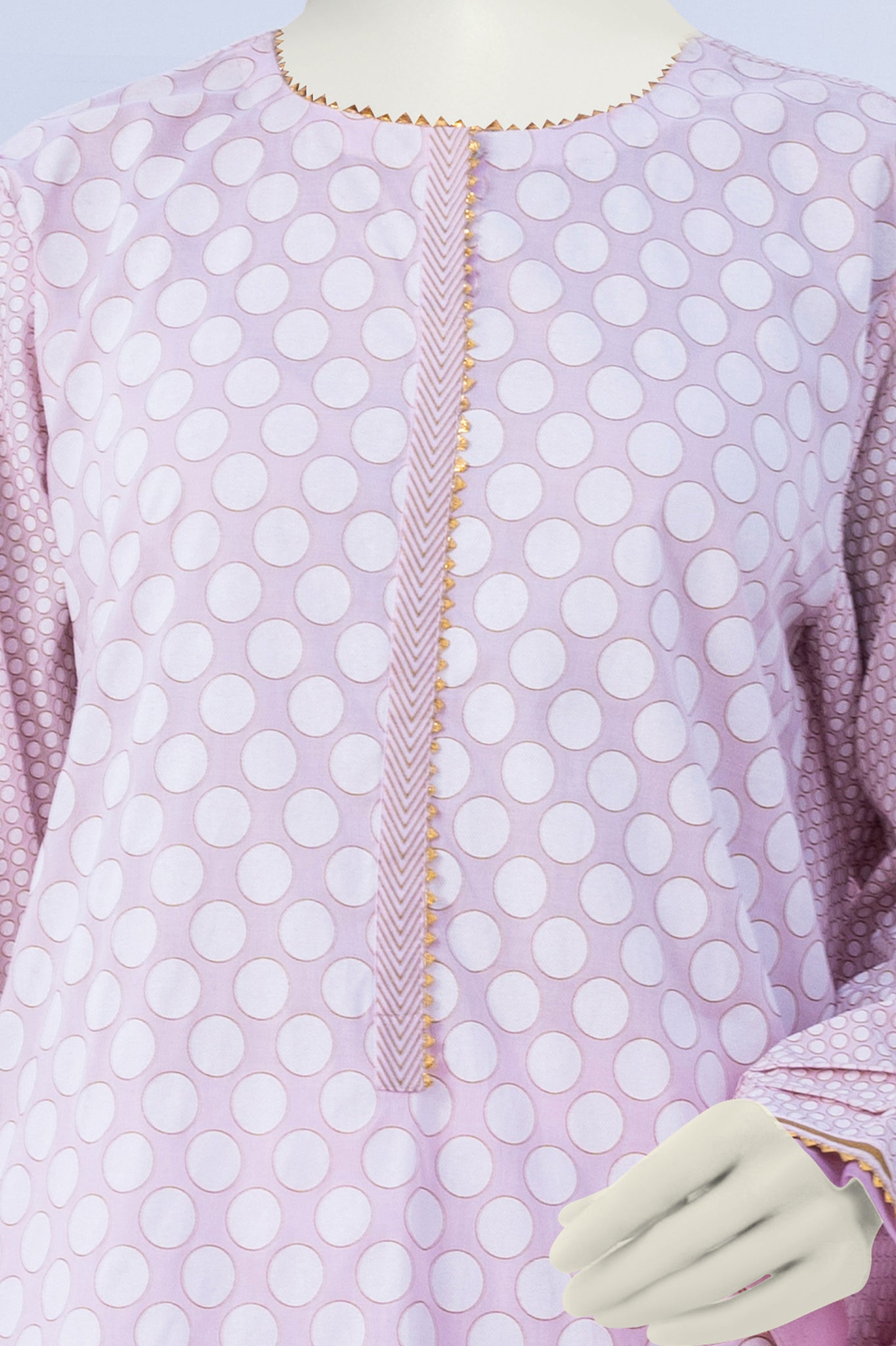 OPULENCE - Pink-White Lawn 2Pc Stitched